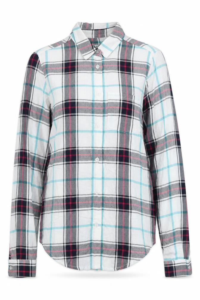TOG24 Women's Multicoloured Plaid Button-Up Shirt