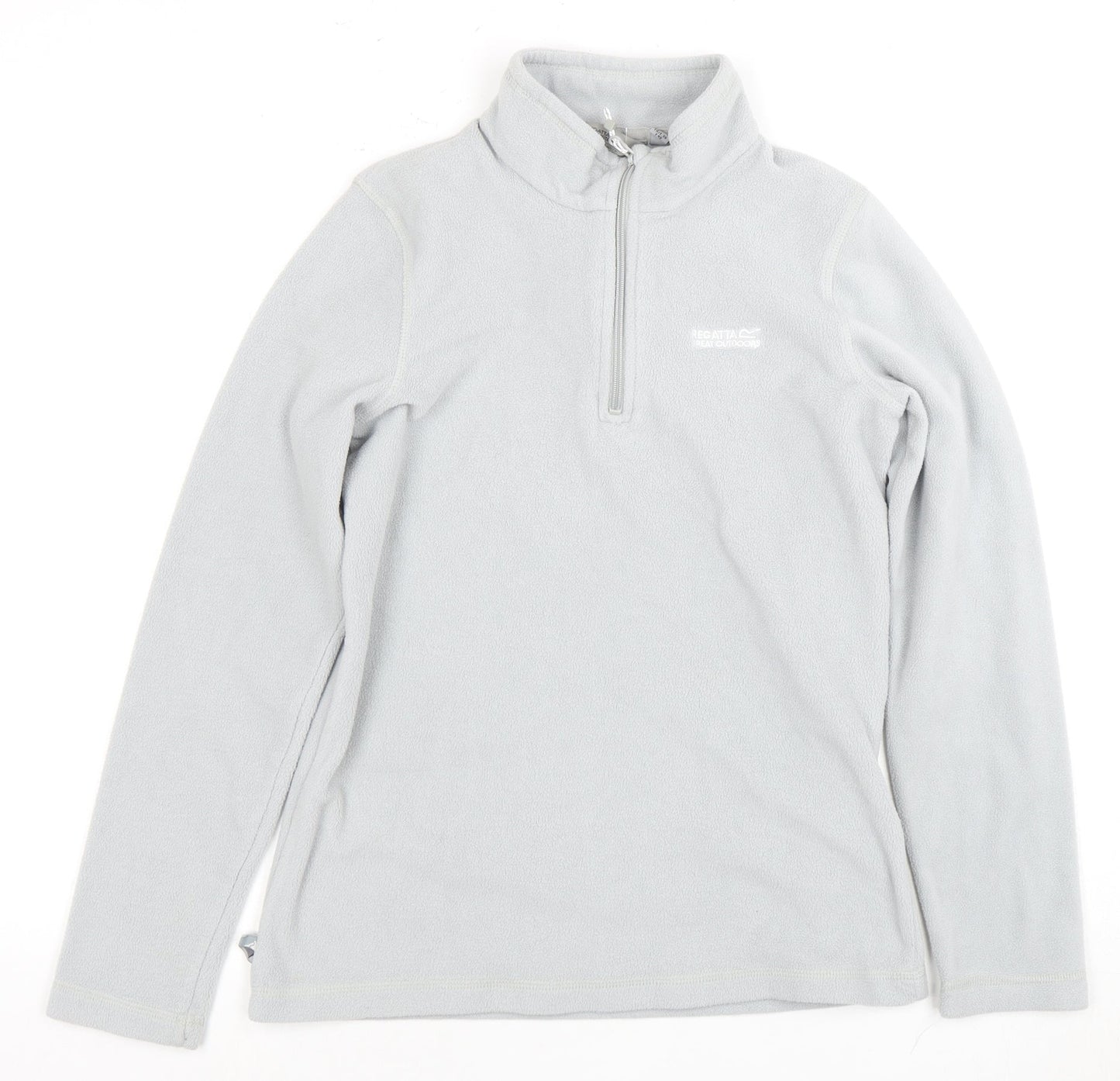 Regatta Women's Grey Fleece Sweatshirt Size 8