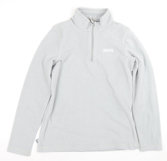 Regatta Women's Grey Fleece Sweatshirt Size 8