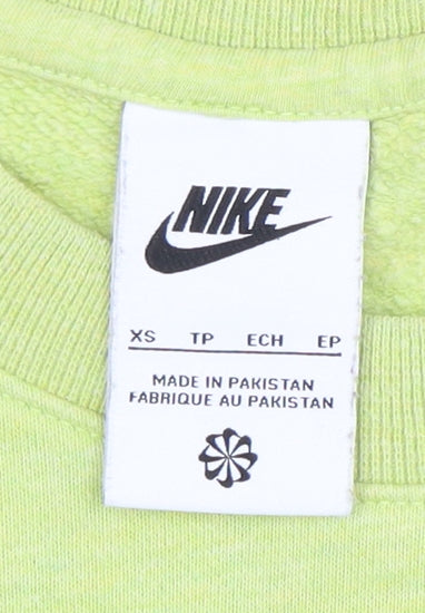 Nike Men's Green Pullover Sweatshirt XS