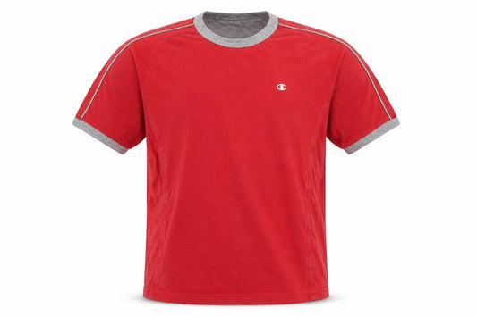 Champion Men's Red Athletic T-Shirt, Size S, Cotton