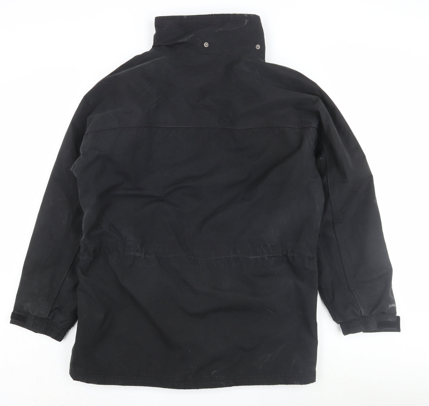 Trespass Men's Black Parka Jacket, Size L, Waterproof