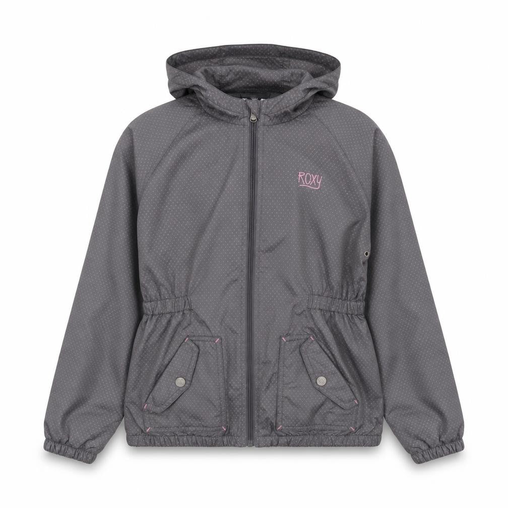 Roxy Girls Grey Windbreaker Jacket 12 Years