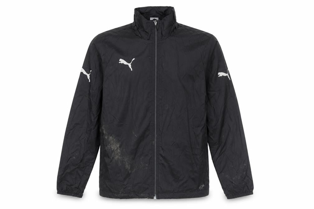 Puma Boys Black Basic Jacket, 14 Years, Logo Accents