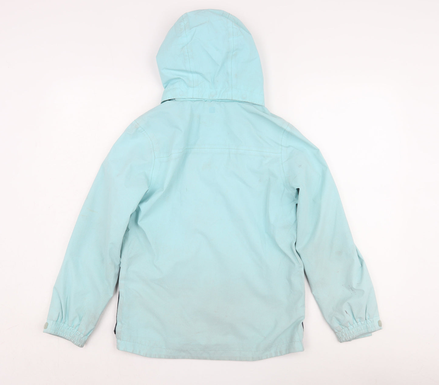 Mountain Warehouse Girls Blue Mid-Length Hooded Jacket