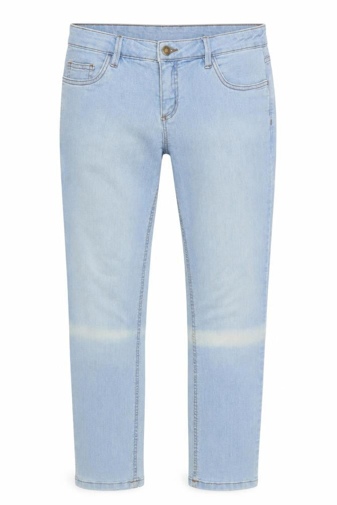 John Baner Men's Blue Straight Jeans - M, Light Wash