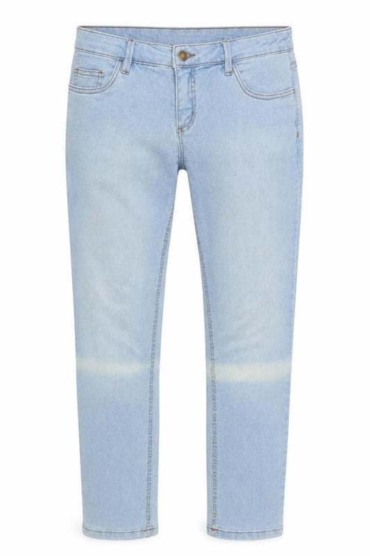 John Baner Men's Blue Straight Jeans - M, Light Wash