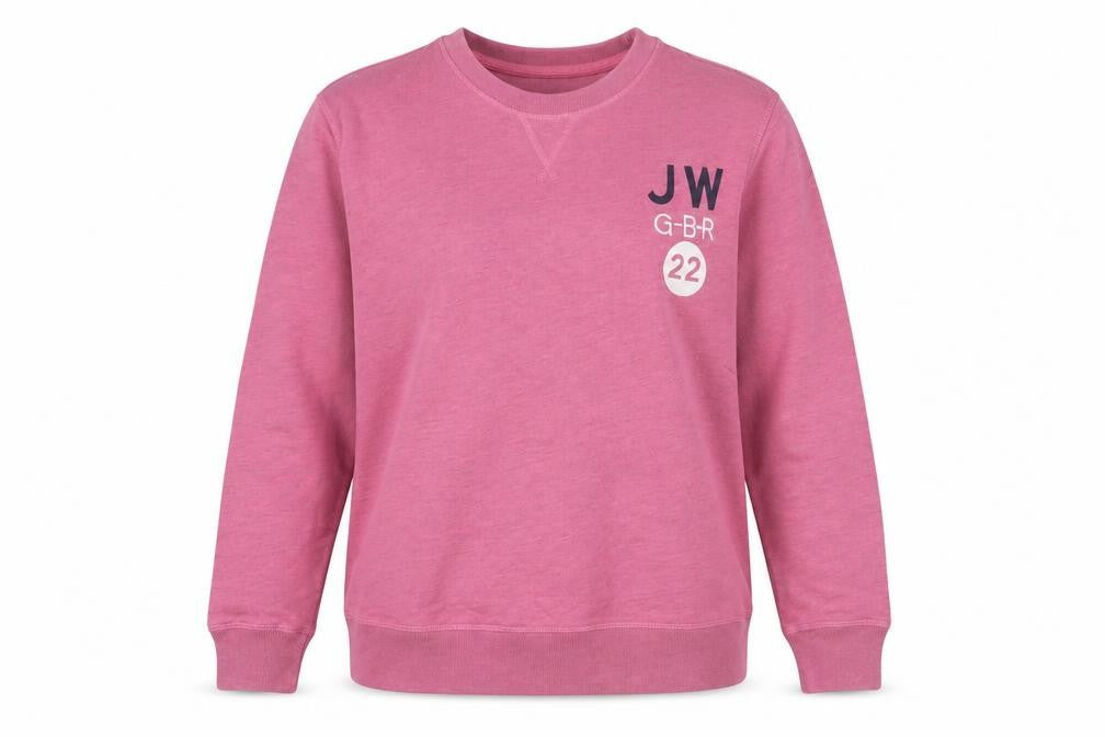 Jack Wills Women's Pink Logo Sweatshirt Size 8