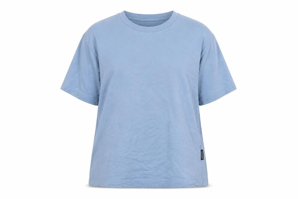 Kangol Unisex Blue Cotton T-Shirt Size M Crew Neck