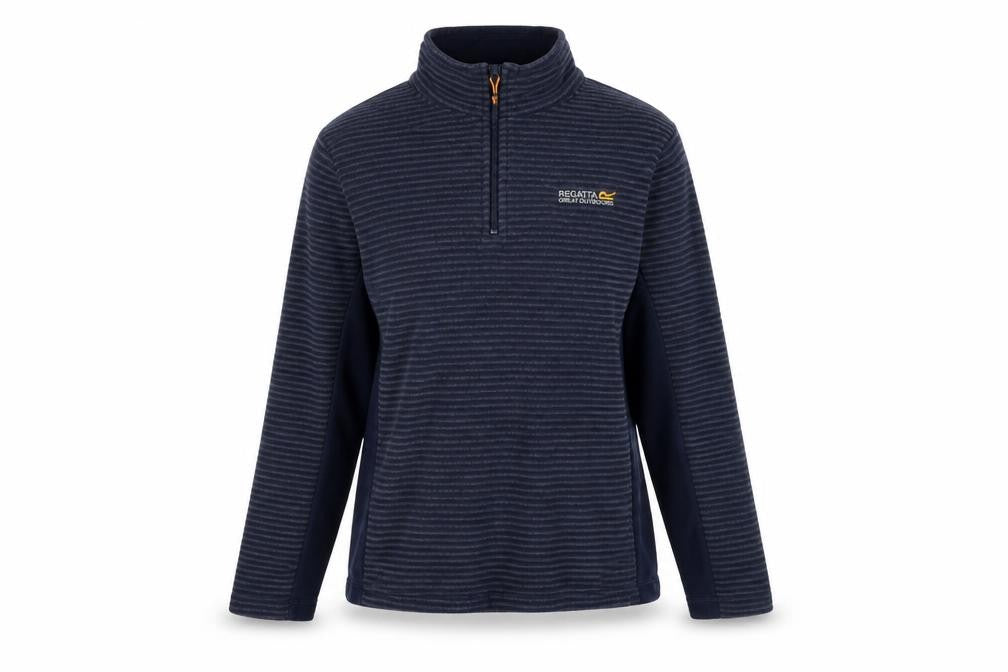 Regatta Women's Blue Striped Sweatshirt, Size 12