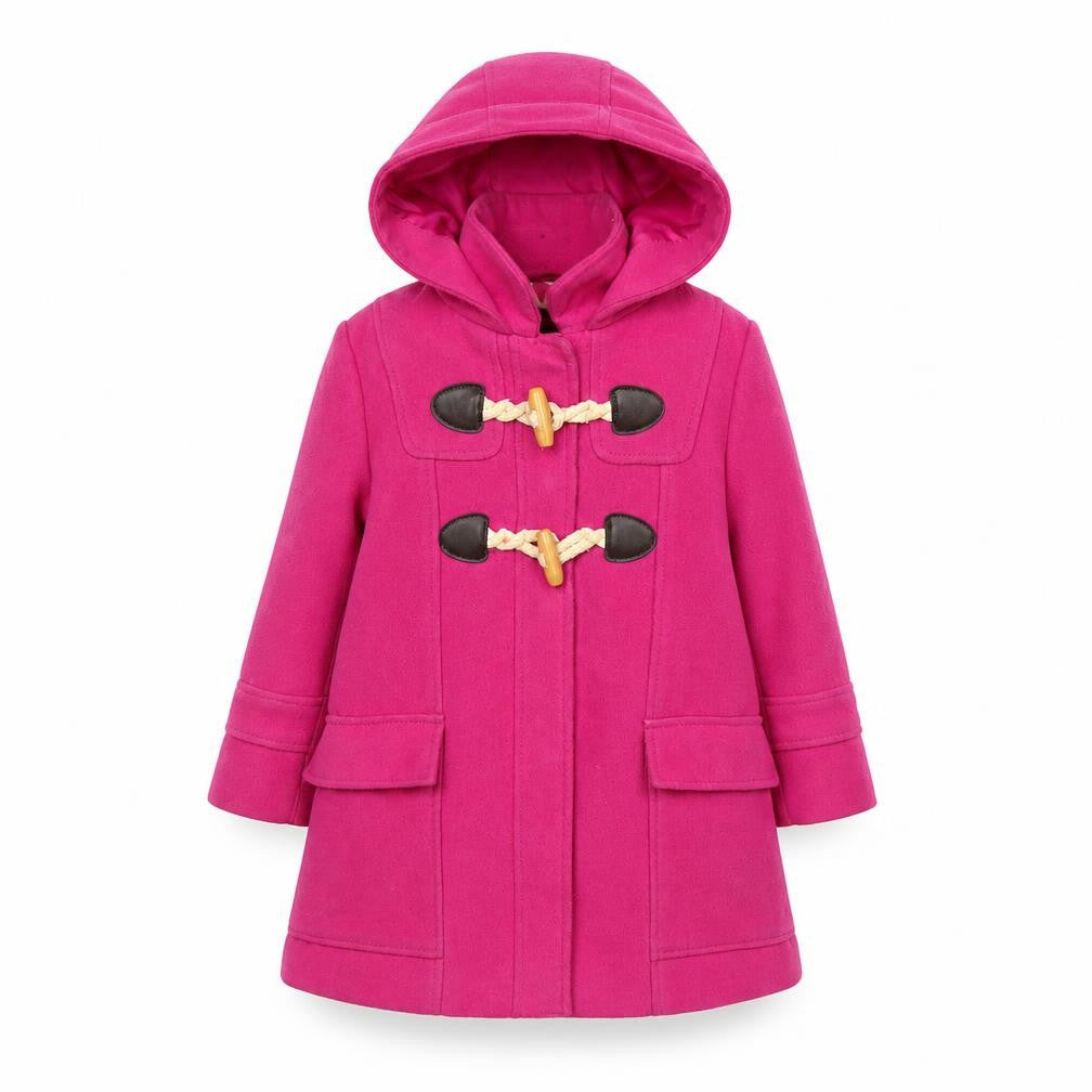 John Lewis Girls Pink Duffle Coat 2 Years