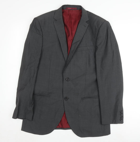 Next Men's Grey Blazer 38S Business