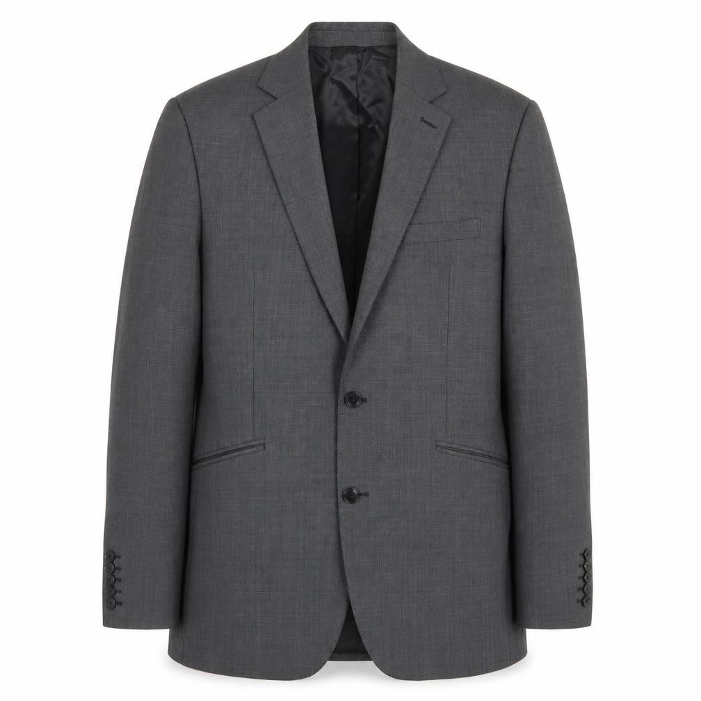 Alexandre Savile Row Grey Wool Men's Blazer 40L