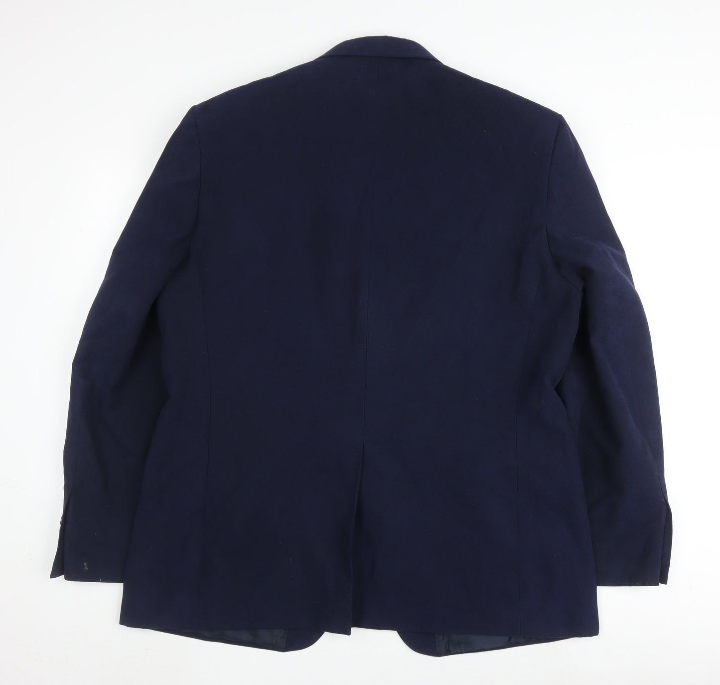 Marks and Spencer Men's Blue Blazer 44R, Two-Button