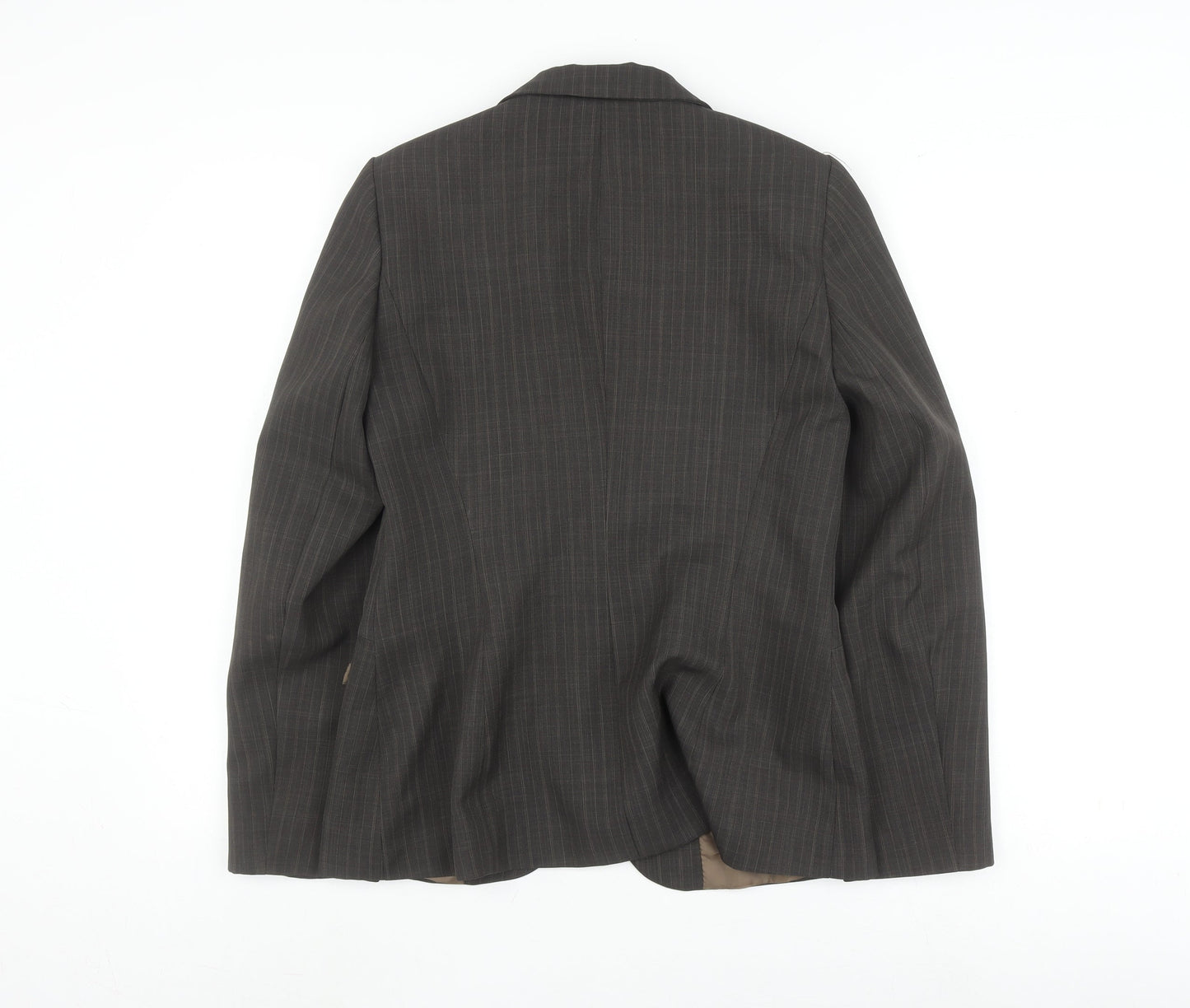 Bay Women's Grey Pinstripe Blazer Size 12