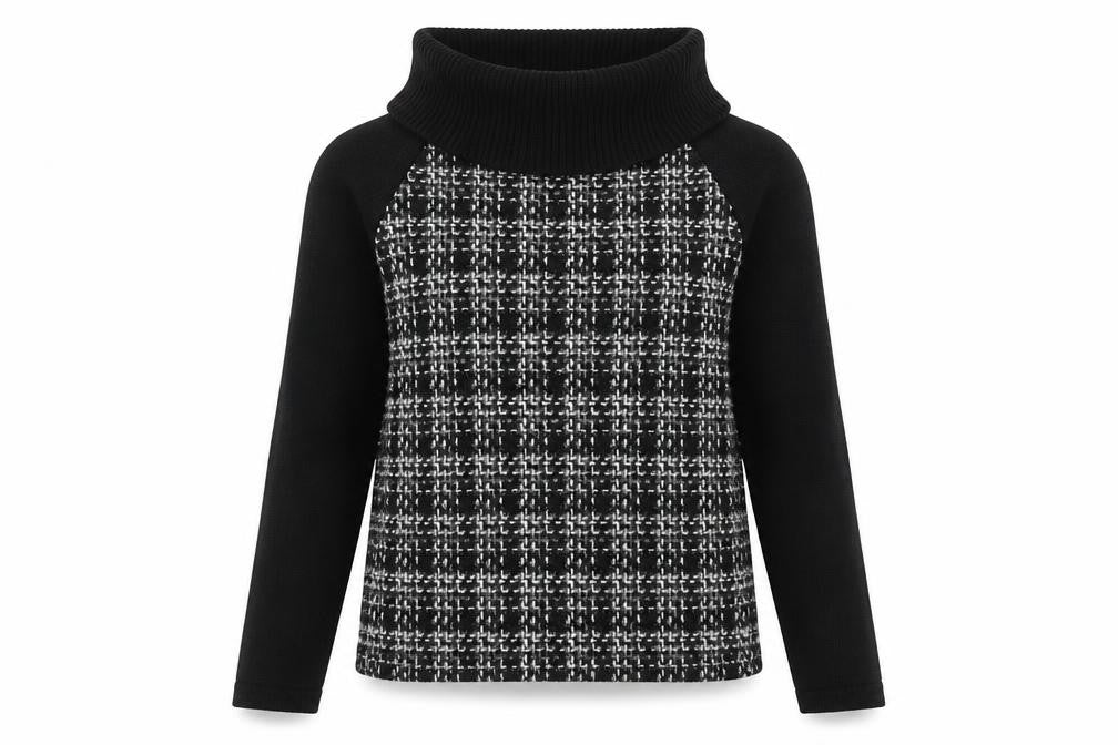 Marks & Spencer Women's Black Cowl Neck Jumper Size 10