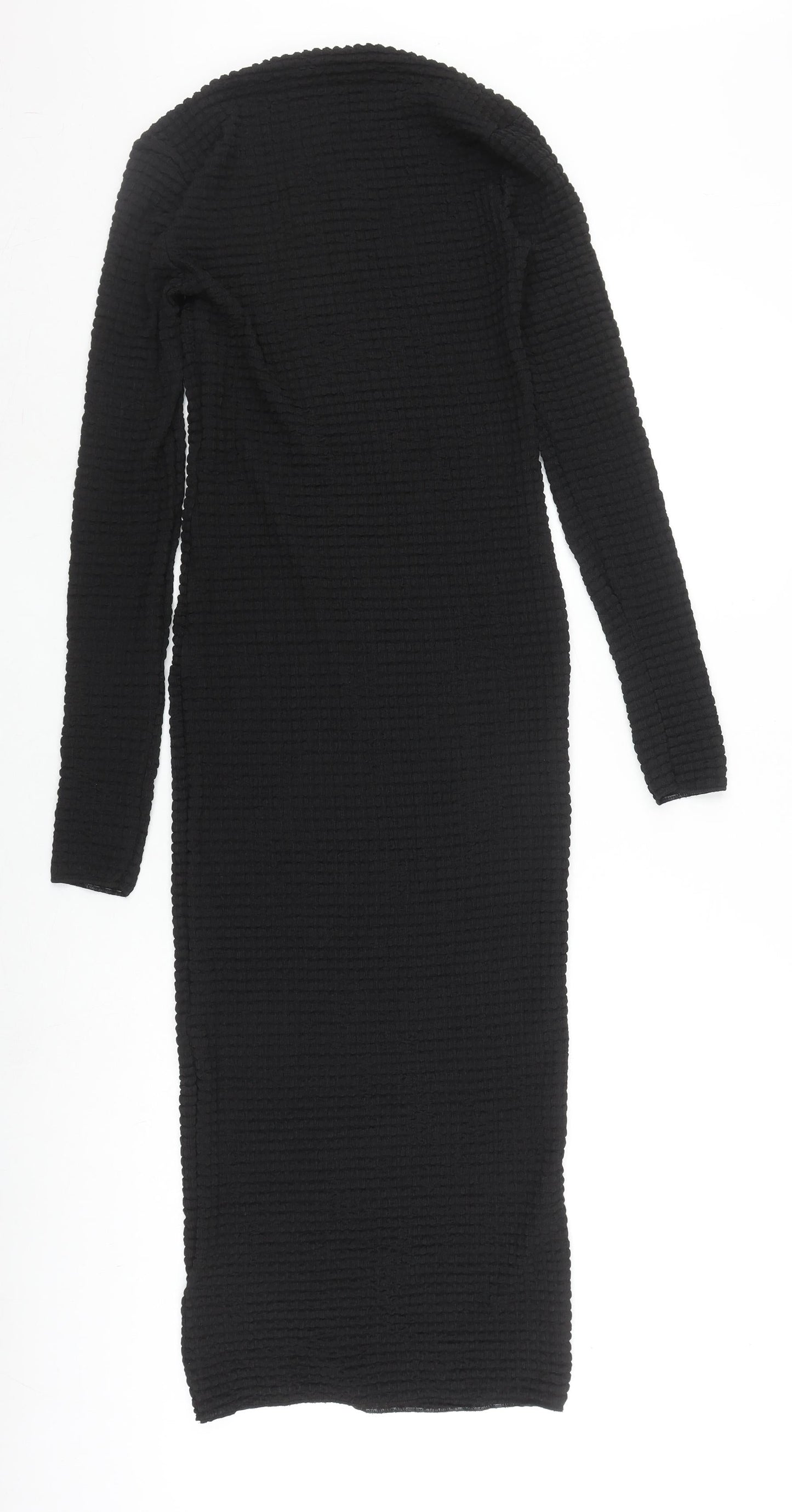Zara Women's Black Long Sleeve Dress Size S
