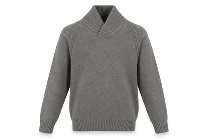 Howick Men's Grey Pullover Jumper Roll Neck Size L