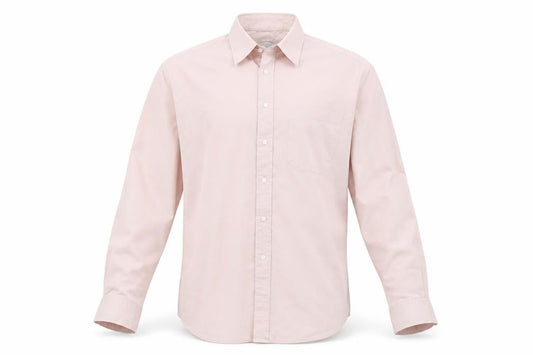 Woods & Gray Men's Beige Long Sleeve Button-Up Shirt