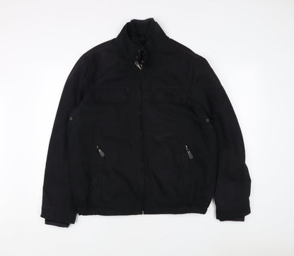 Jeff Banks Men's M Black Polyester Jacket