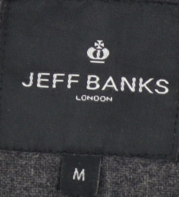 Jeff Banks Men's M Black Polyester Jacket