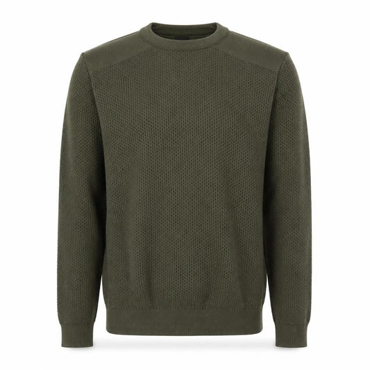 River Island Men's Green Knit Pullover Sweatshirt S