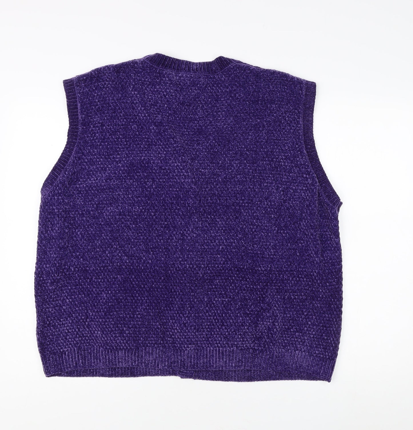 Honor Millburn Women's Purple XL Vest with Buttons