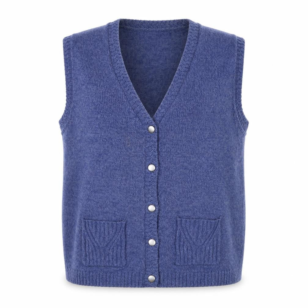 Honor Millburn Women's Purple Acrylic Vest XL