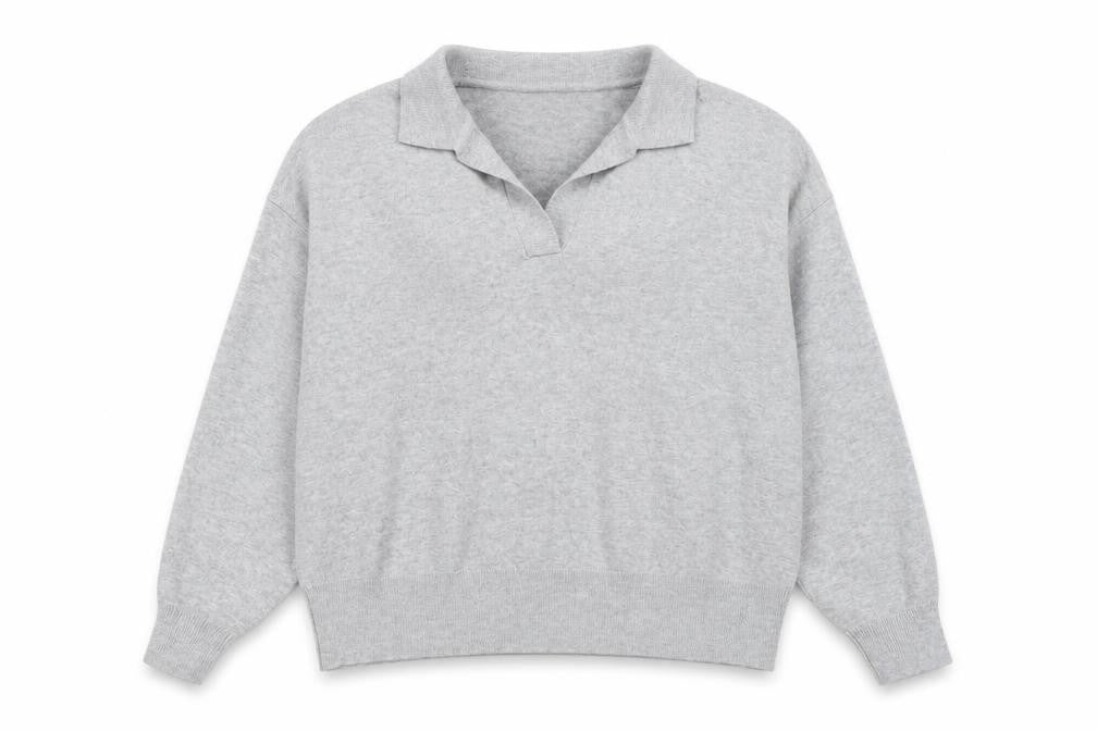 Marks & Spencer Men's Grey Collared Jumper XL