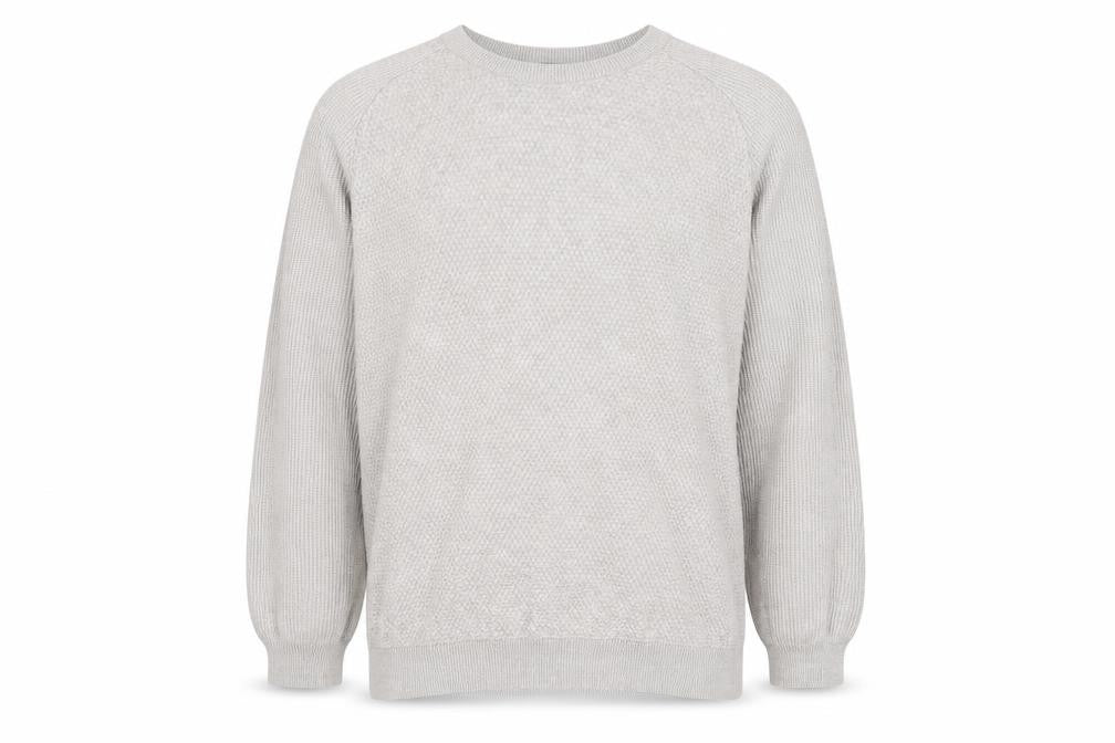 Jack & Jones Men's Grey Cotton Pullover Jumper XL