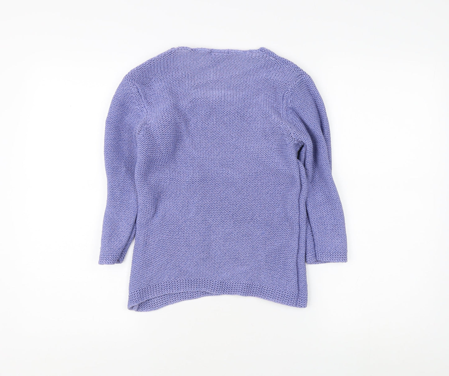 Minuet Women's Purple Cable-Knit Pullover Jumper, Size 12