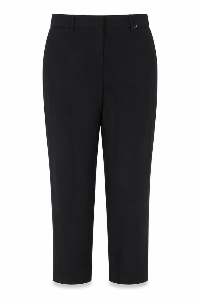 Next Women's Black Straight Trousers Size 8R - Workwear Essential