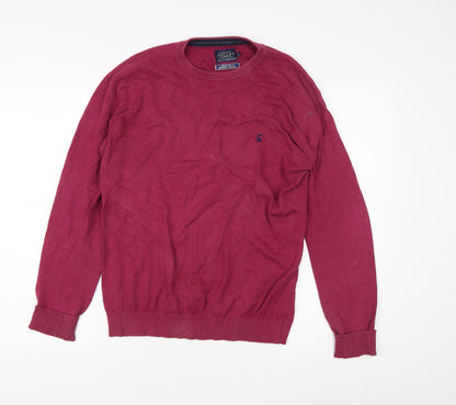 Joules Men's Red Pullover Jumper, Size S