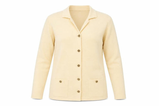 Bonmarché Women's Beige Cardigan M - Buttoned Acrylic