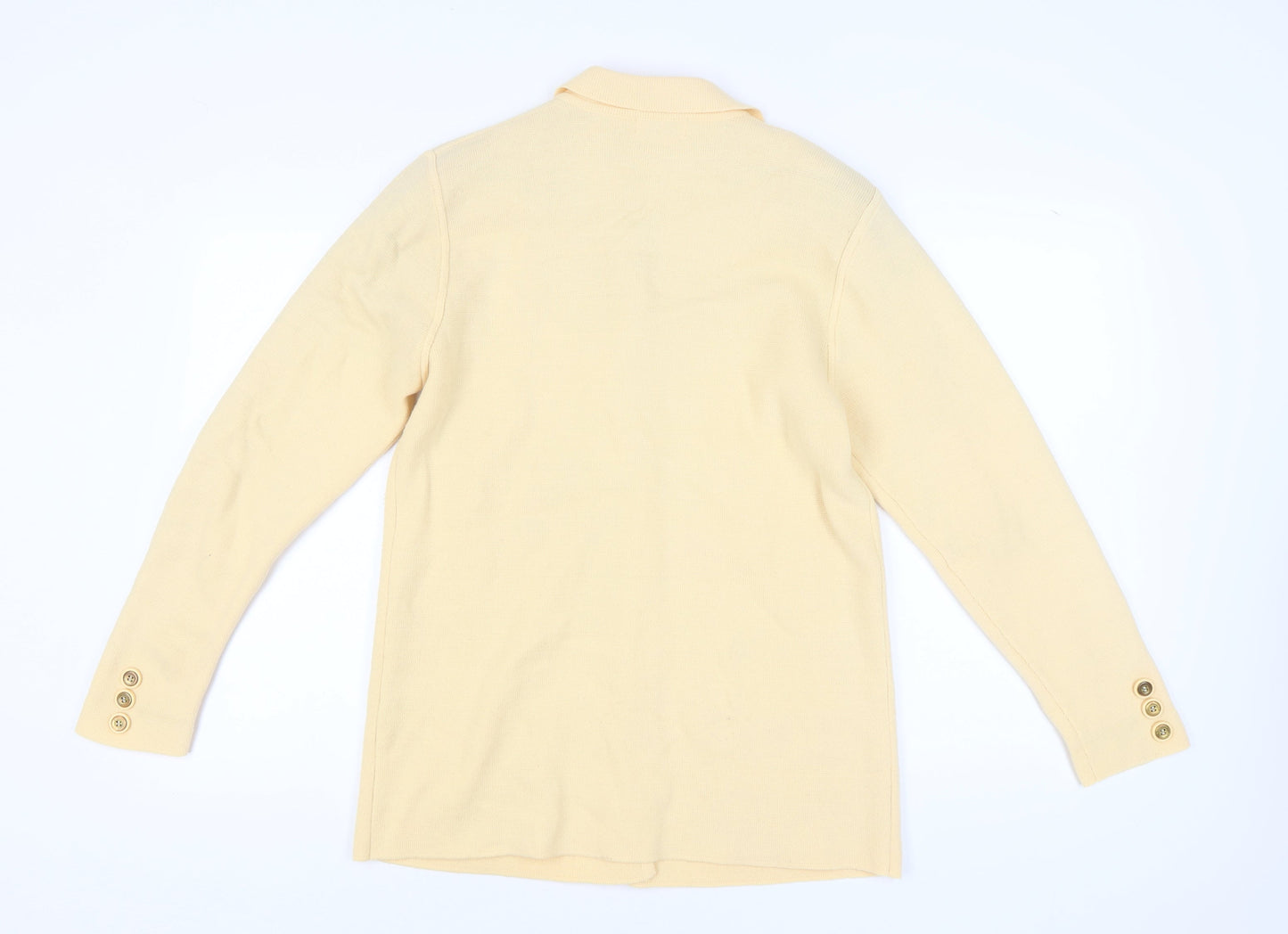 Bonmarché Women's Beige Cardigan M - Buttoned Acrylic