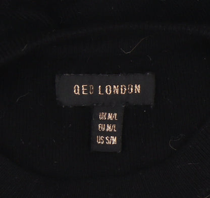 QED London Women's Black Pullover Jumper M/L