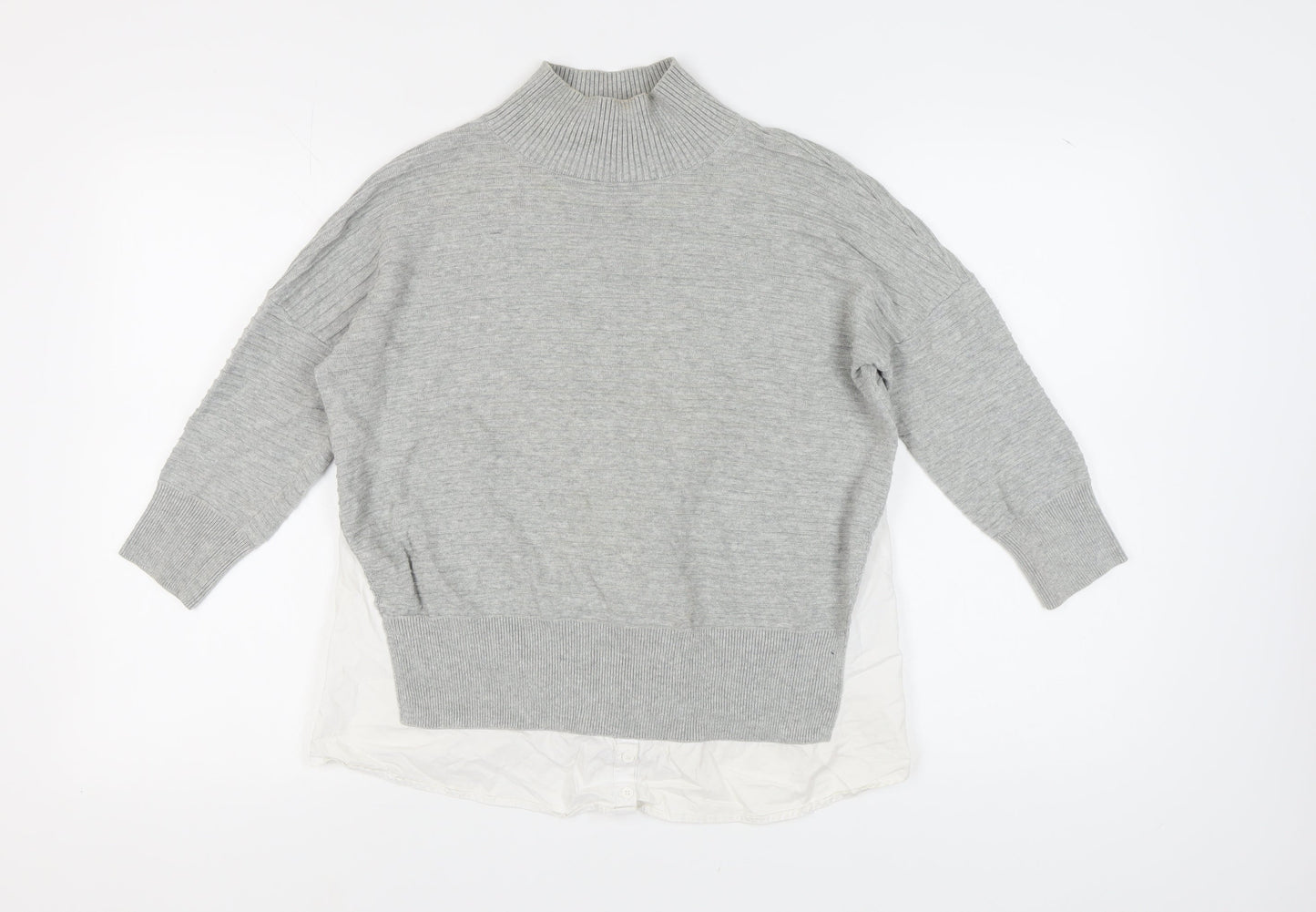 French Connection Women's Grey Pullover Jumper S