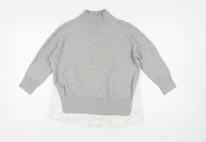 Additional front view of French Connection Women's Grey jumper S