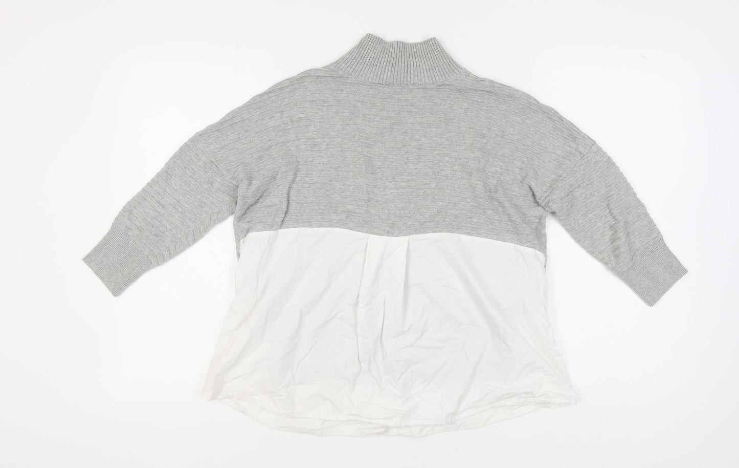 French Connection Women's Grey Pullover Jumper S
