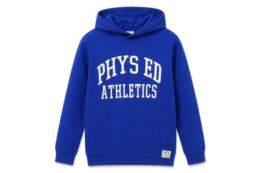 H&M Boys Blue Pullover Hoodie 12 Plus Gym Training