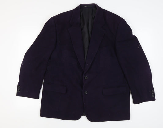 BHS Men's Purple Wool Blazer, Size 46 Regular Jacket
