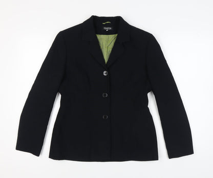 Equation Women’s Black Blazer Size 12 Business