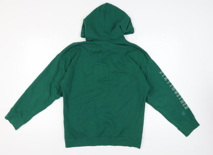 H&M Womens Green Pullover Hoodie XS