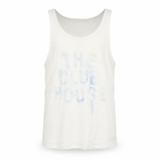 Jack & Jones Men's White Crew Neck Sleeveless T-Shirt M