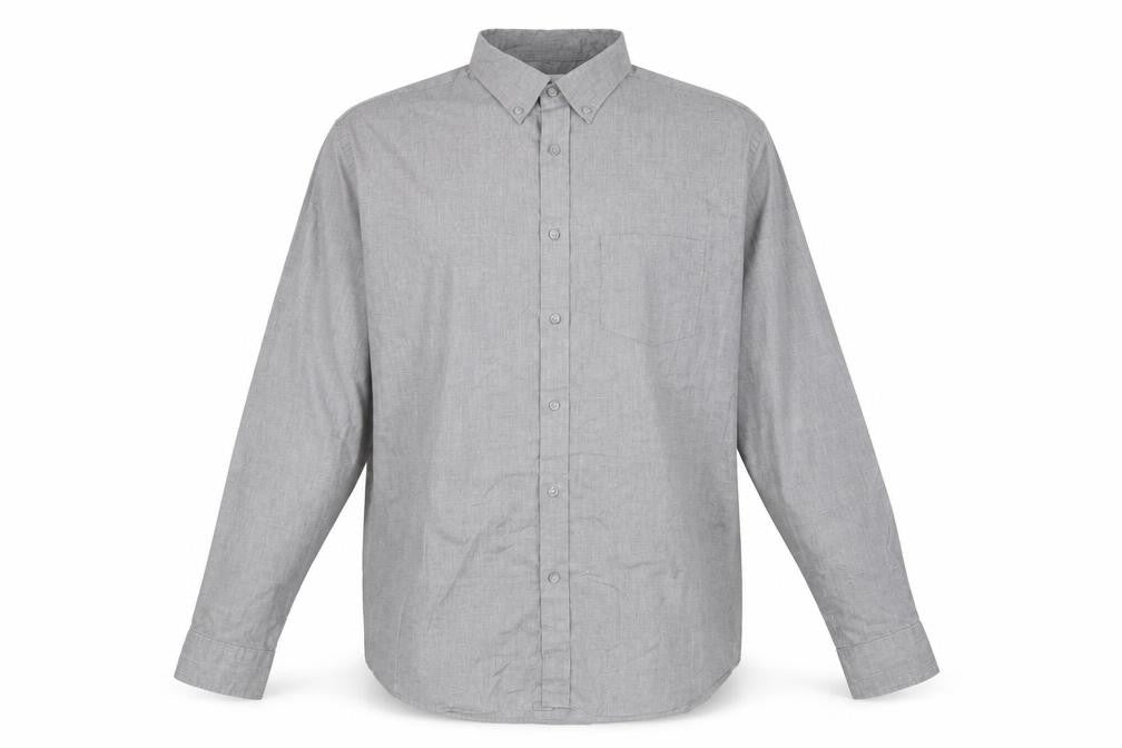 Old Navy Men's Grey Slim Fit Shirt XL Casual