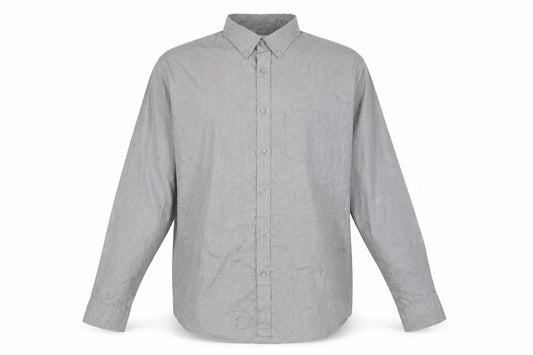 Old Navy Men's Grey Slim Fit Shirt XL Casual