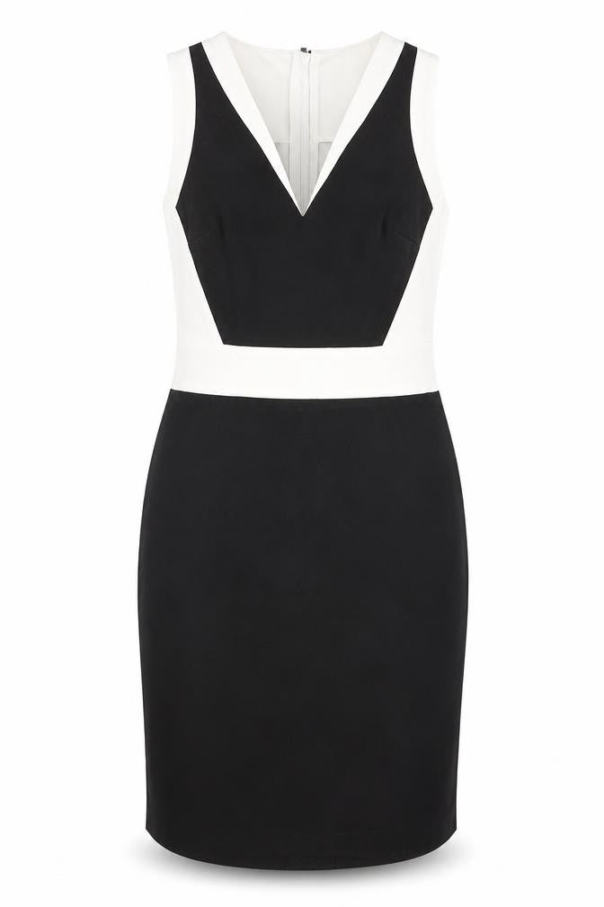 Banana Republic Women's Black Ivory Sheath Dress Size 6
