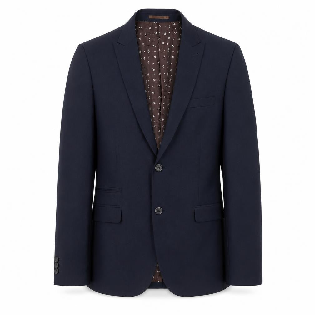 Next Men's Blue Regular Fit Blazer, Size 36R Business