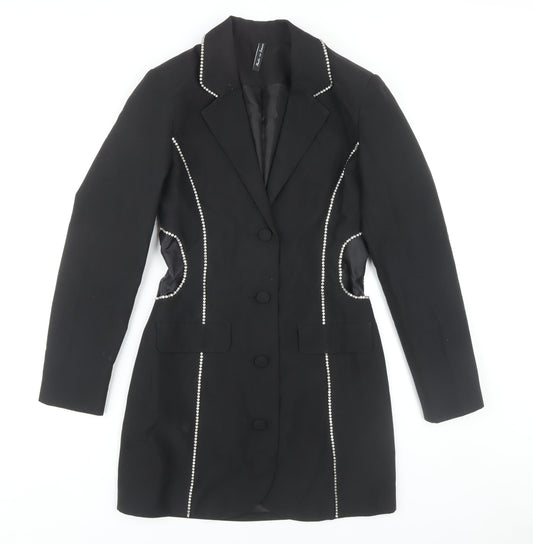 AsYou Women's Black Jacket Dress, Size 8, Party Style