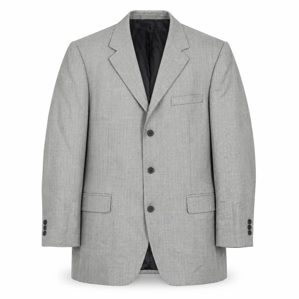 Andrew Fezza Grey Men's 42L Blazer Jacket